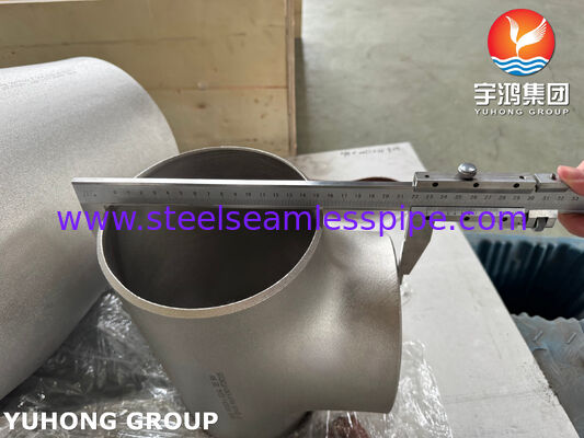 ASTM B366 N08810 Incoloy 800H Nickel Alloy Equal Tee για σωλήνες υψηλής θερμοκρασίας