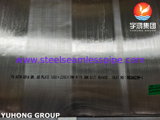 ASTM B127 Monel 400 + ASTM A516 Gr.60 Εξαφάνιστη πλάκα από χάλυβα