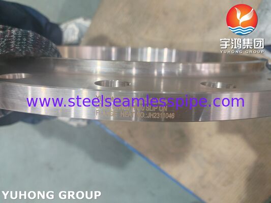 DIN 86033 Χαλκός Νικέλιο Slip On Flange CuNi10Fe1.6Mn / C70600 Alloy Flange για ναυπηγική βιομηχανία