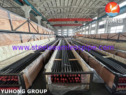 ASTM A213 T91 Χάλυβα κράμα αδιάβροχο σωλήνα με CS Serrated Fin σωλήνα, HRSG (θερμική ανάκτηση γεννήτρια ατμού)