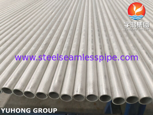 ASME SA213 TP316L Χωρίς έλξη σωλήνας C≤0,035% Όχι PWHT μετά την συγκόλληση Διασφαιρικό ανθεκτικό στη διάβρωση για εναλλάκτη θερμότητας