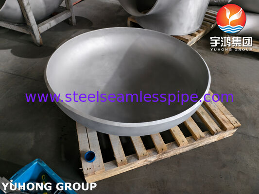 ASME SA403 / ASTM A403 WP304H Τελικό καπάκι ASME B16.9 Εξαρτήματα σωλήνων από ανοξείδωτο χάλυβα