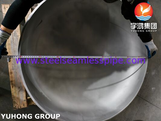 ASME SA403 / ASTM A403 WP304H Τελικό καπάκι ASME B16.9 Εξαρτήματα σωλήνων από ανοξείδωτο χάλυβα