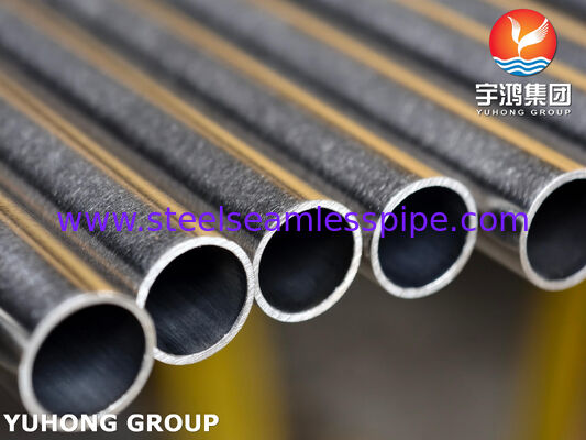 ASTM A789 UNS S32205 Διπλός σωλήνας χάλυβα 450MPa Αποδόσεις Cl− Ανθεκτικός στον εναλλάκτη θερμότητας