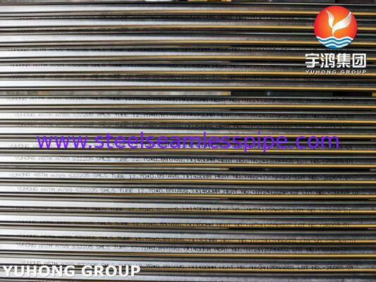 ASTM A789 UNS S32205 Διπλός σωλήνας χάλυβα 450MPa Αποδόσεις Cl− Ανθεκτικός στον εναλλάκτη θερμότητας