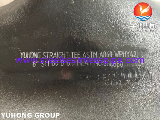 ASTM A860 WPHY 42 Σιδηροδρομικά εξαρτήματα σωλήνων από ατσάλι άνθρακα ASME B16.9