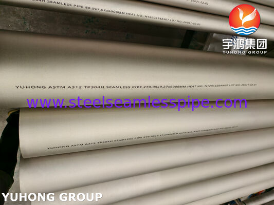 ASTM A312 TP304H / 1.4948 Ατσάλινος Χάλυβας Χωρίς Σύνδεση Πύλη Στρογγυλό Πύλη