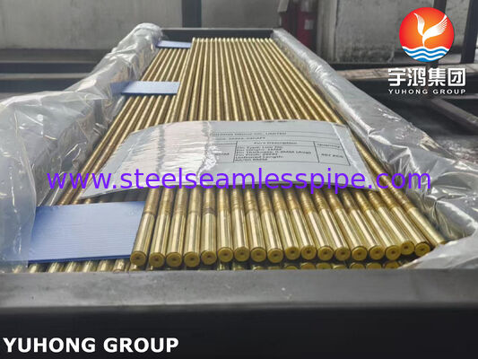 ASME SB111 C68700 Σωλήνες χαμηλών πτερυγίων για ανταλλακτές θερμότητας με κέλυφος και σωλήνες