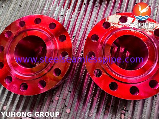 ASTM B564 UNS N04400 Φλάντζης λαιμού συγκόλλησης Monel 400 Φλάντζης Νικελίου Χαλκού WNRTJ Φλάντζης