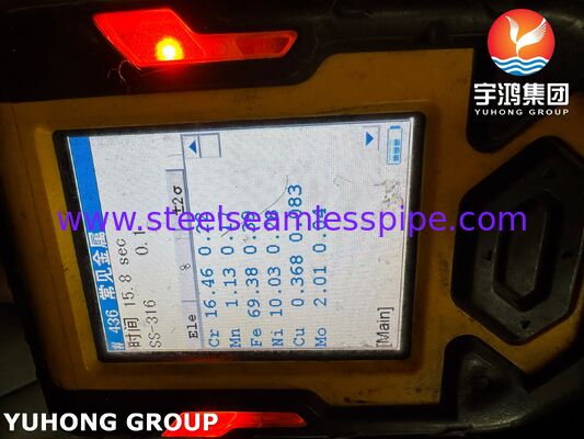 ASTM A312 TP316L Ανοξείδωτος Χάλυβας Σωλήνας Χωρίς Ραφή για τη Βιομηχανία Πετρελαίου και Φυσικού Αερίου