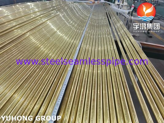 Αδιάβροχο σωλήνα από κράμα χαλκού ASTM B111 C44300 C70600 C71500 C68700 C71640 Εφαρμογή ψύκτη αέρα ψυγείο θερμοκηπίου συμπυκνωτή