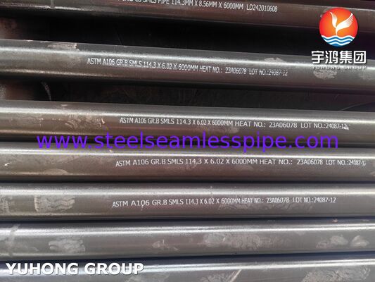 ASTM A106 GR.B Σωλήνας εναλλάκτη θερμότητας από ανθρακούχο χάλυβα χωρίς ραφή για λάδι και αέριο
