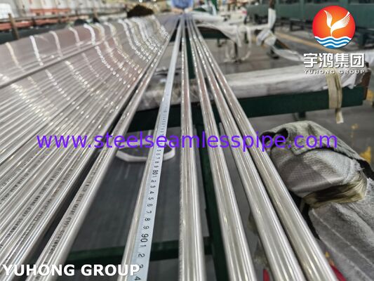 ASTM B111 ASME SB 111 SB 466 C71500 Χωρίς συγκόλληση σωλήνες χαλκού νικελίου / 70/30 σωλήνες χαλκού νικελίου