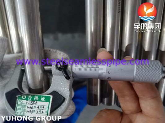 ASTM B111 ASME SB 111 SB 466 C71500 Χωρίς συγκόλληση σωλήνες χαλκού νικελίου / 70/30 σωλήνες χαλκού νικελίου