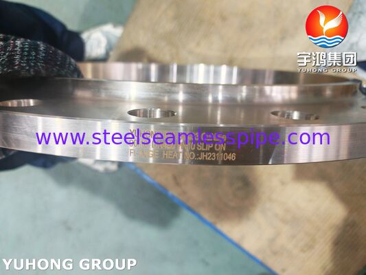 DIN 86033 CuNi 90/10 (C71500) Slip On Flange Φλάντζα σωλήνων νικελίου από χαλκό θαλάσσης