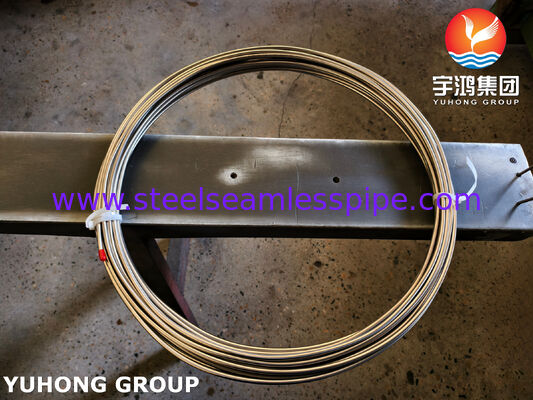 ASTM A269 TP316L Φωτεινός αναμμένος τυλιγμένος σωλήνας από ανοξείδωτο χάλυβα για υδραυλικούς αγωγούς