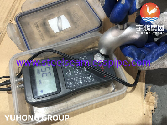 ASTM B366 HASTELLOY C22 UNS N06022 Χαμηλή σφυρηλάτηση κραμάτων C-Ni-Mo-Cr 180° SR αγκώνα επιστροφής κάμψη