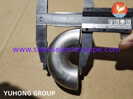 ASTM B366 HASTELLOY C22 UNS N06022 Χαμηλή σφυρηλάτηση κραμάτων C-Ni-Mo-Cr 180° SR αγκώνα επιστροφής κάμψη