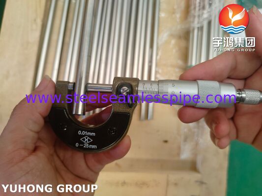 ASTM A269 TP316L BA Ζυγισμένο σωλήνα από ανοξείδωτο χάλυβα για μεταφορά υγρών και αερίων ακριβείας