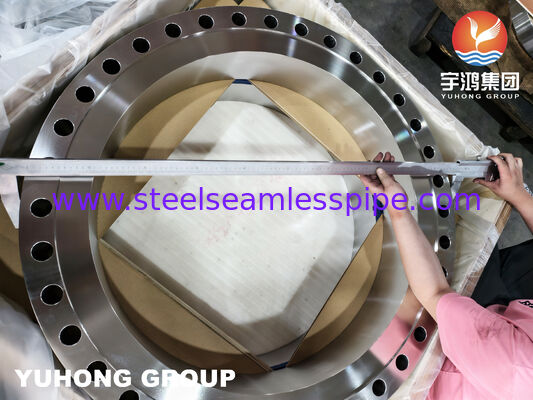 ASTM A182 F316L WNRF πλαστική φλάντσα από ανοξείδωτο χάλυβα για διαβρωτικά συστήματα σωλήνων