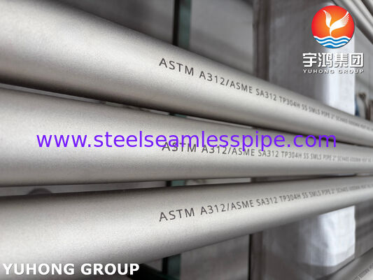 ASTM A312 TP304H 304L Ατσάλινο σωλήνα για χημικές και βιομηχανικές εφαρμογές
