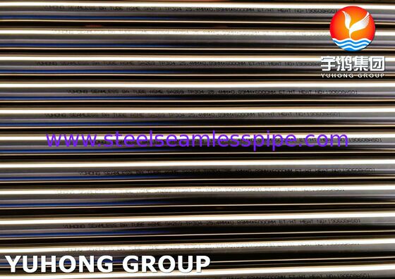 ASTM A269 TP304 ένωσε στενά τη φωτεινή ανοπτημένη σωλήνωση ανοξείδωτου για το αέριο ελαίου