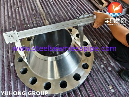 ASTM A182 F347 Фланец с шейкой для сварки / EN 1.4550 Фланец из нержавеющей стали WNRTJ Фланец