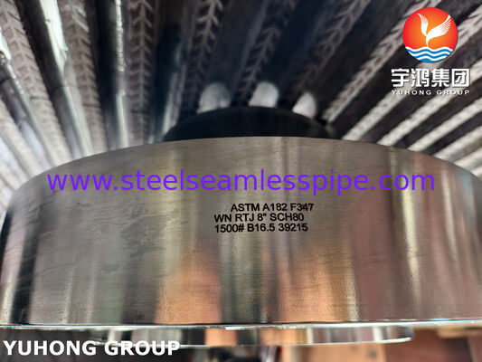 ASTM A182 F347 Фланец с шейкой для сварки / EN 1.4550 Фланец из нержавеющей стали WNRTJ Фланец