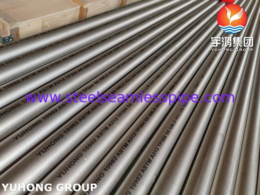 ASTM A312 TP304 / UNS S30400 Άνευ Ραφής Σωλήνας από Ανοξείδωτο Χάλυβα για τη Χημική Βιομηχανία