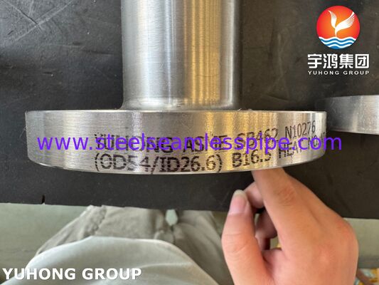 ASME SB462 UNS N10276 Φλάντζα ASME B16.5 Hastelloy C276 Φλάντζα Μακρύ Λαιμό Συγκόλλησης