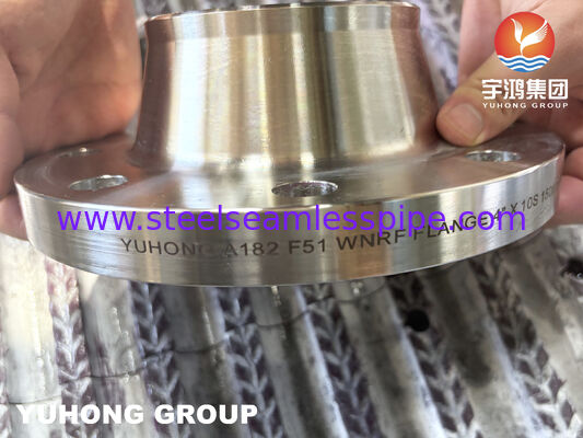 A182 F51 S31803 / S32205 Duplex Stainless Steel Welding Neck WNRF Φλάντζα