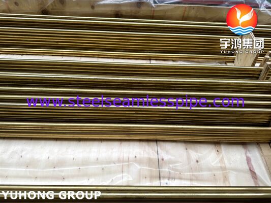 ASTM B111 C44300 Ορείχαλκος Admiralty Σωλήνας ακριβείας U για Συμπυκνωτές και Εναλλάκτες Θερμότητας