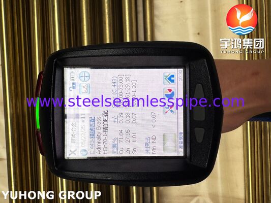 ASTM B111 C44300 Ορείχαλκος Admiralty Σωλήνας ακριβείας U για Συμπυκνωτές και Εναλλάκτες Θερμότητας