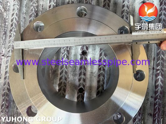 ASTM A182 F51 Φλάνσα UNS S31803 Διπλής χάλυβα ζύγιση λαιμό φλάνσα σφυρηλατημένη WNRF φλάνσα