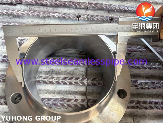 ASTM A182 F51 Φλάνσα UNS S31803 Διπλής χάλυβα ζύγιση λαιμό φλάνσα σφυρηλατημένη WNRF φλάνσα
