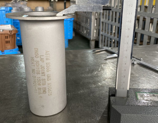 Κοινό τέλος στελεχών περιτυλίξεων ASTM B366 UNS N10675 DN50