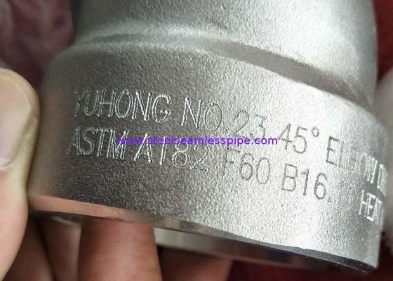ASTM A182 F60 1» - 4» ΔΙΠΛΈΣ ΣΦΥΡΗΛΑΤΗΜΈΝΕΣ ΧΆΛΥΒΑΣ ΣΥΝΑΡΜΟΛΟΓΉΣΕΙΣ ΜΕΙΩΤΏΝ B16.11 ΓΡΑΜΜΆΤΩΝ Τ SWAGE ΑΓΚΏΝΩΝ CL.3000#