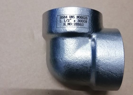 Γράμμα Τ μειωτών αγκώνων Astm B564 Uns N06625 Asme B16.11 Inconel