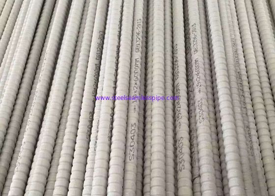 ASTM A213 S30403 Ενεργειακά αποδοτικός κυματοειδής σωλήνας για εναλλάκτη θερμότητας