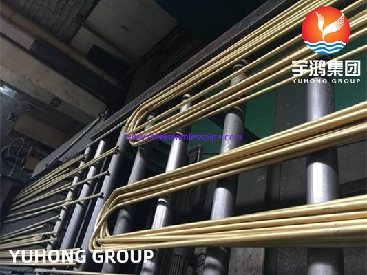 ASTM B111 UNS C68700 Αλουμινένιο χάλκινο σωλήνα
