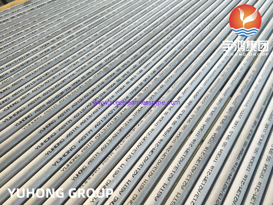 ASTM A213 TP304 /TP304L Χωρίς συγκόλληση σωλήνας από ανοξείδωτο χάλυβα για εναλλάκτη θερμότητας