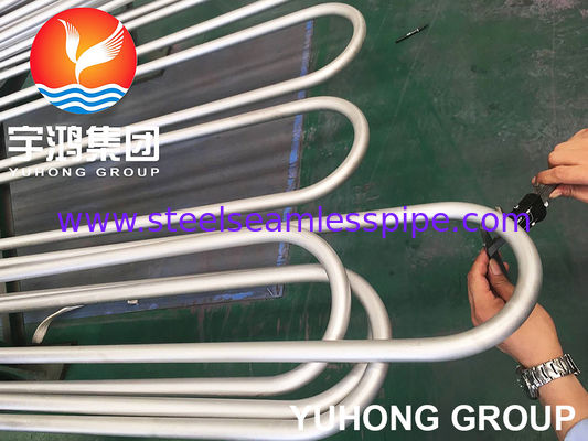 ASTM B444 Inconel 625 Seamless U Bend Tube για θερμοανταλλάκτες κελύφους και σωλήνων