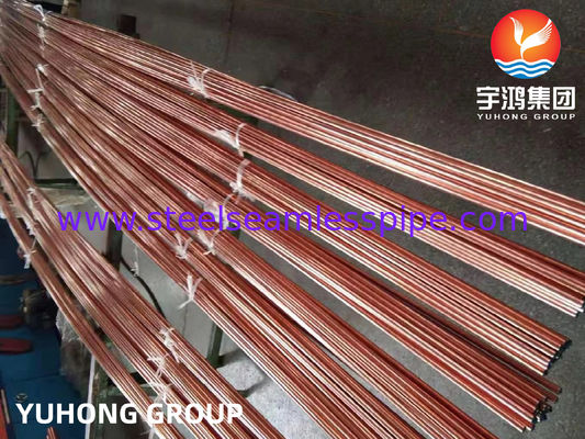 ASTM B111 / ASME SB111 TP2 UNS C12200 DHP Χαλκός σωλήνας