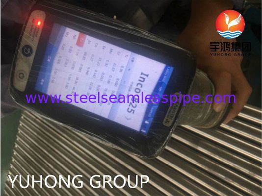 ASME SB163 Incoloy 825 N08825 Χωρίς έλξη σωλήνας από κράμα νικελίου για εναλλάκτη θερμότητας με αντοχή στη διάβρωση