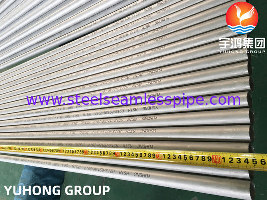 ΑΣΤΜ A213 TP316L S31603 SUS316L Ατσάλινο σωλήνα ανταλλακτήρα θερμότητας χωρίς συγκόλληση
