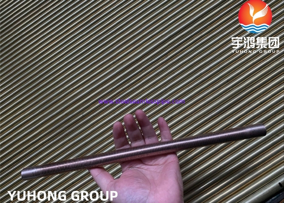 ASME SB111 C70600 Εξωθήθηκε χαμηλή φτερούγα σωλήνα