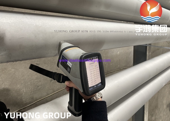 ASTM A312 UNS S31254 254SMO Διπλής ανοικτής θάλασσας σωλήνας από ανοξείδωτο χάλυβα