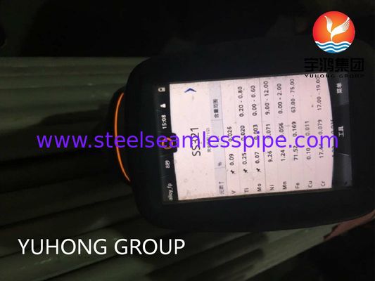 ASTM A213 TP321 Χάλυβα από ανοξείδωτο χάλυβα Χωρίς ραφές σωλήνα με υψηλή αντοχή σε θερμοκρασία και διασωματική αντοχή στη διάβρωση
