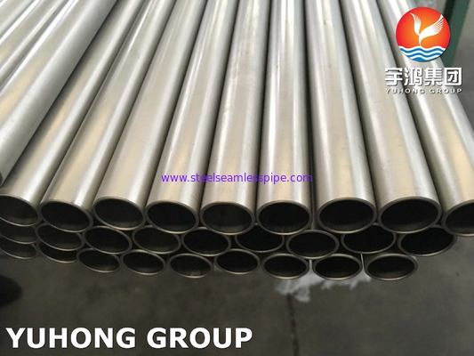ASME SB338 GR.7 / UNS R52400 Χωρίς συγκόλληση σωλήνας ανταλλακτήρα θερμότητας από κράμα τιτανίου