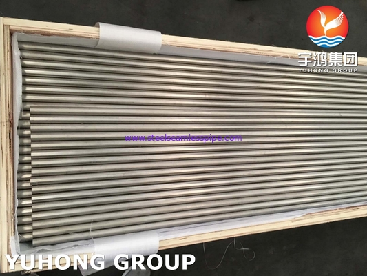 ASME SB338 GR.7 / UNS R52400 Χωρίς συγκόλληση σωλήνας ανταλλακτήρα θερμότητας από κράμα τιτανίου